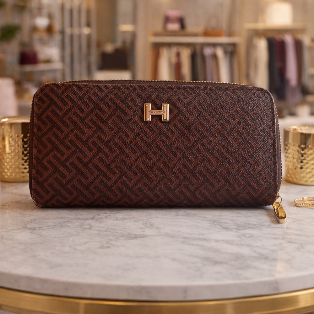 Elegant Brown Designer Wallet